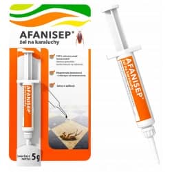 Środek na karaluchy, żel fluorescencyjny AFANISEP 5g. Skuteczny sposób na karaluchy i prusaki